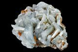 Tabular, Blue Barite Crystal Cluster - Spain #168438-1